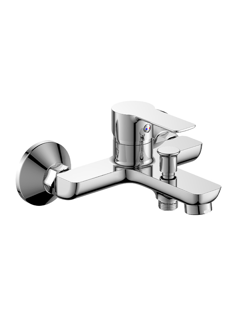 IQ PLUS BATH MIXER INCLUDING HAND SHOWER - CHROME - Velo.